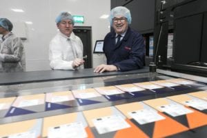 Paul Young, CEO of Foxpak examines the new packaging printing machine