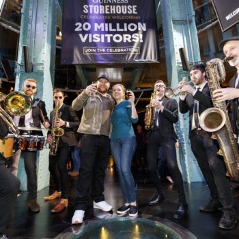 Maria Christian from New York became the twenty-millionth visitor to the Guinness Storehouse