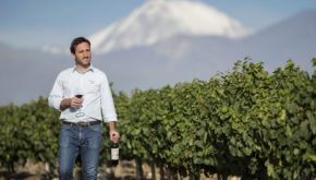Marcos Fernandez of Dona Paula, pictured at the estate's vast vineyard in Argentina