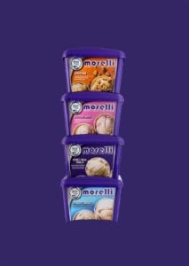 Morelli Ice Cream is made with fresh double cream and butter from Northern Ireland’s historic Ballyrashane Creamery