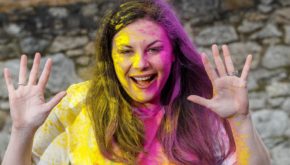 Lisa Cannon is an official ambassador for the Aldi Colour Dash