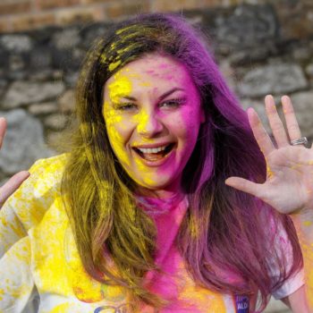 Lisa Cannon is an official ambassador for the Aldi Colour Dash