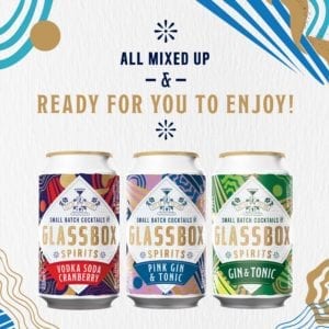Mixed and ready to enjoy, the Glassbox Spirits range is perfect for summer events on the move such as festivals, concerts and picnics
