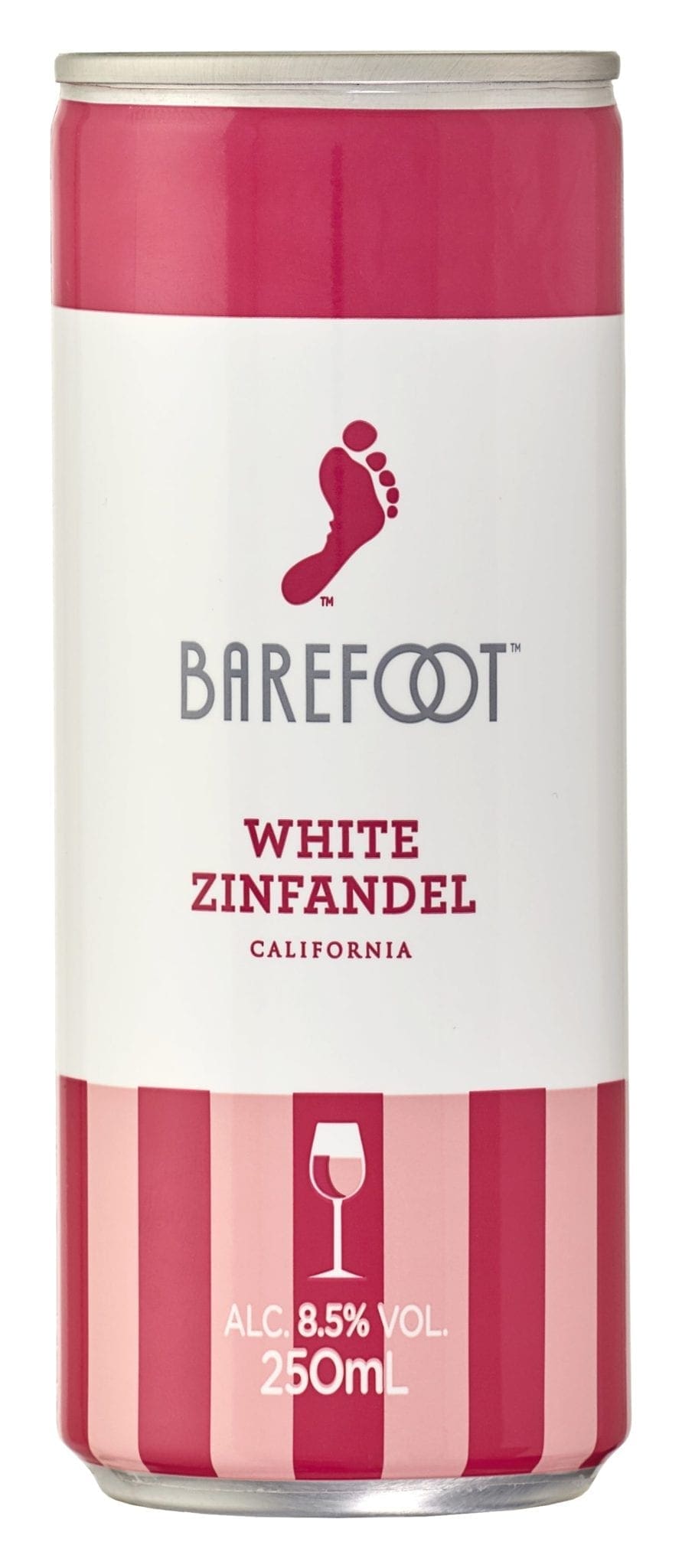 Barefoot White Zinfandel 250ml can Shelflife Magazine