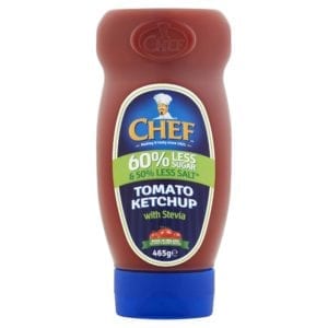 The latest addition to the Chef range is Chef Stevia, which contains only natural sweeteners
