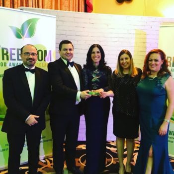 The Tesco Ireland team celebrating their significant wins at the 2019 FreeFrom Awards