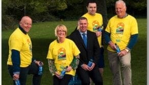 Marie Peelo, Deputy Director of Funding & Advocacy at Pieta House, with from Londis retailers Seamus Griffin, Barry Gillen and Jonathan Gillan, and Londis Sales Director, Conor Hayes