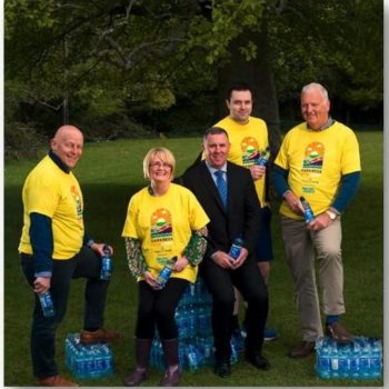 Marie Peelo, Deputy Director of Funding & Advocacy at Pieta House, with from Londis retailers Seamus Griffin, Barry Gillen and Jonathan Gillan, and Londis Sales Director, Conor Hayes