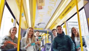 Fulfill's new campaign includes wraparound advertising on the Luas