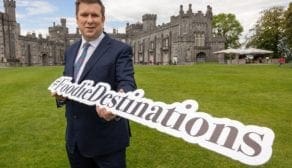 CEO of the Restaurants Association, Adrian Cummins, at the launch of Foodie Destinations 2019
