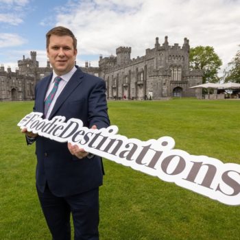 CEO of the Restaurants Association, Adrian Cummins, at the launch of Foodie Destinations 2019