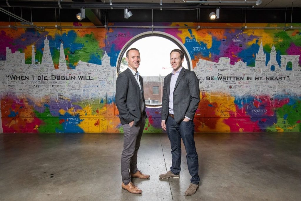 Jack Teeling, Founder and CEO of Teeling Whiskey; and Stephen Teeling, sales and marketing director