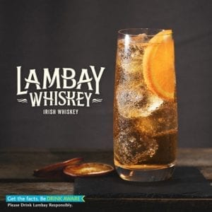 Lambay Spiced Orange Ginger combines Lambay Small Batch Blend with Fever Tree Spiced Orange Ginger to create a refreshing new drink