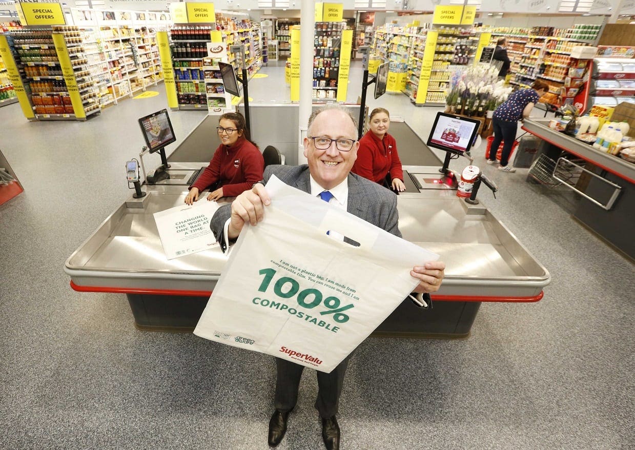 SuperValu launches industryfirst compostable, reusable shopping bags