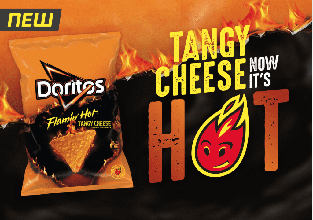 A full through-the-line campaign including TV, digital and in-store visibility supported the launch of Doritos Flaming Hot! in March